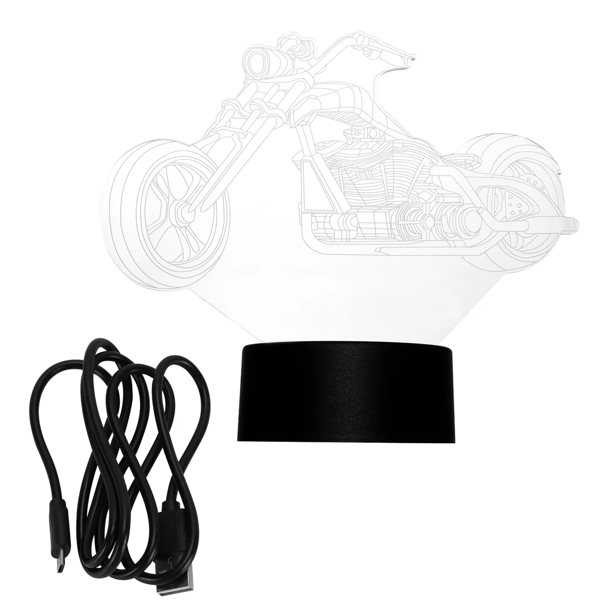 Светодиодсветодиодный акриловая Маленькая ночная лампа для мотоцикла 3D, моделирующая лампа с USB-аккумулятором
Светодиодсветодиодный акриловая Маленькая ночная лампа для мотоцикла 3D, моделирующая лампа с USB-аккумулятором