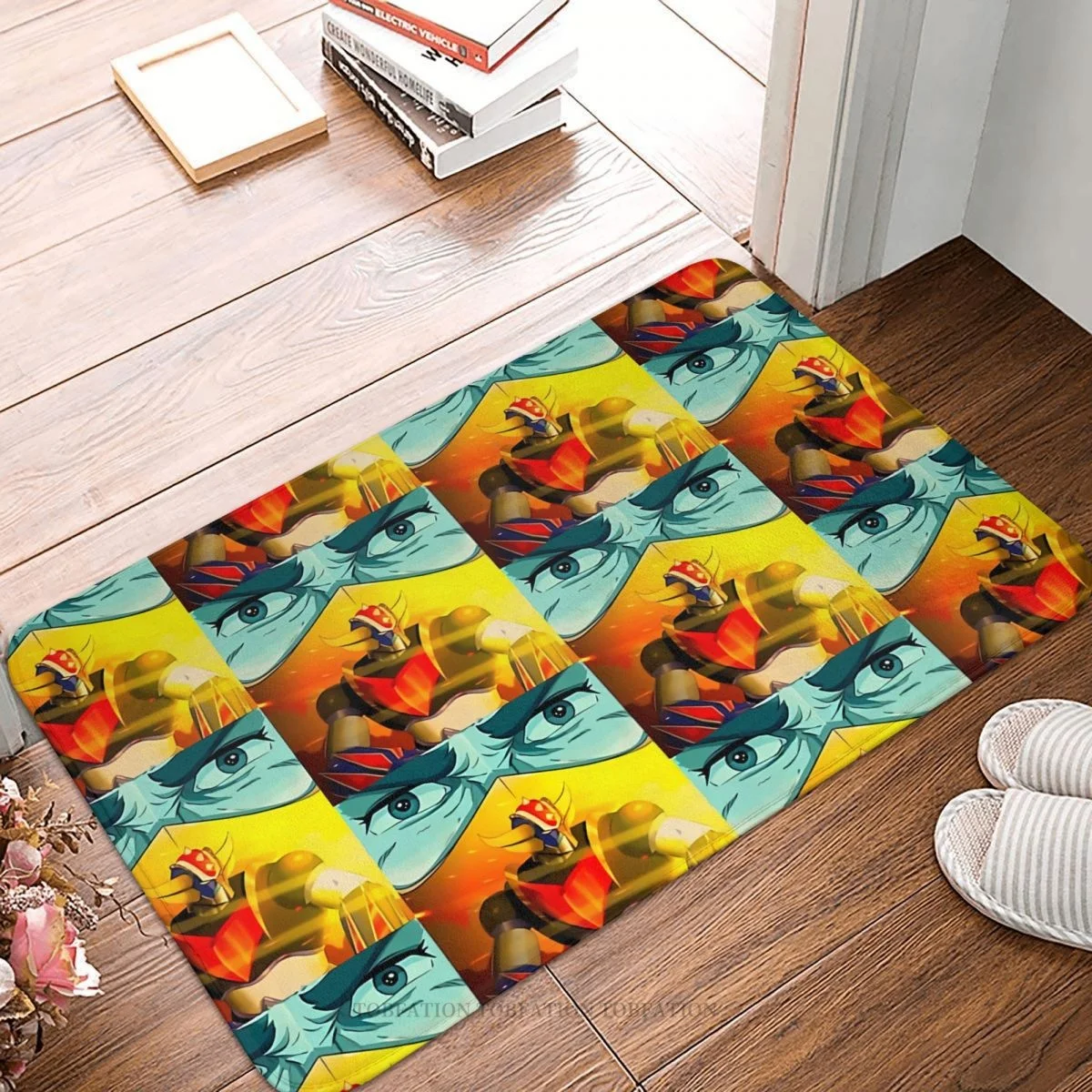 UFO Robot Grendizer Non-slip Doormat Living Room Mat Eyes Hallway Carpet Welcome Rug Home Decor
UFO Robot Grendizer Non-slip Doormat Living Room Mat Eyes Hallway Carpet Welcome Rug Home Decor
