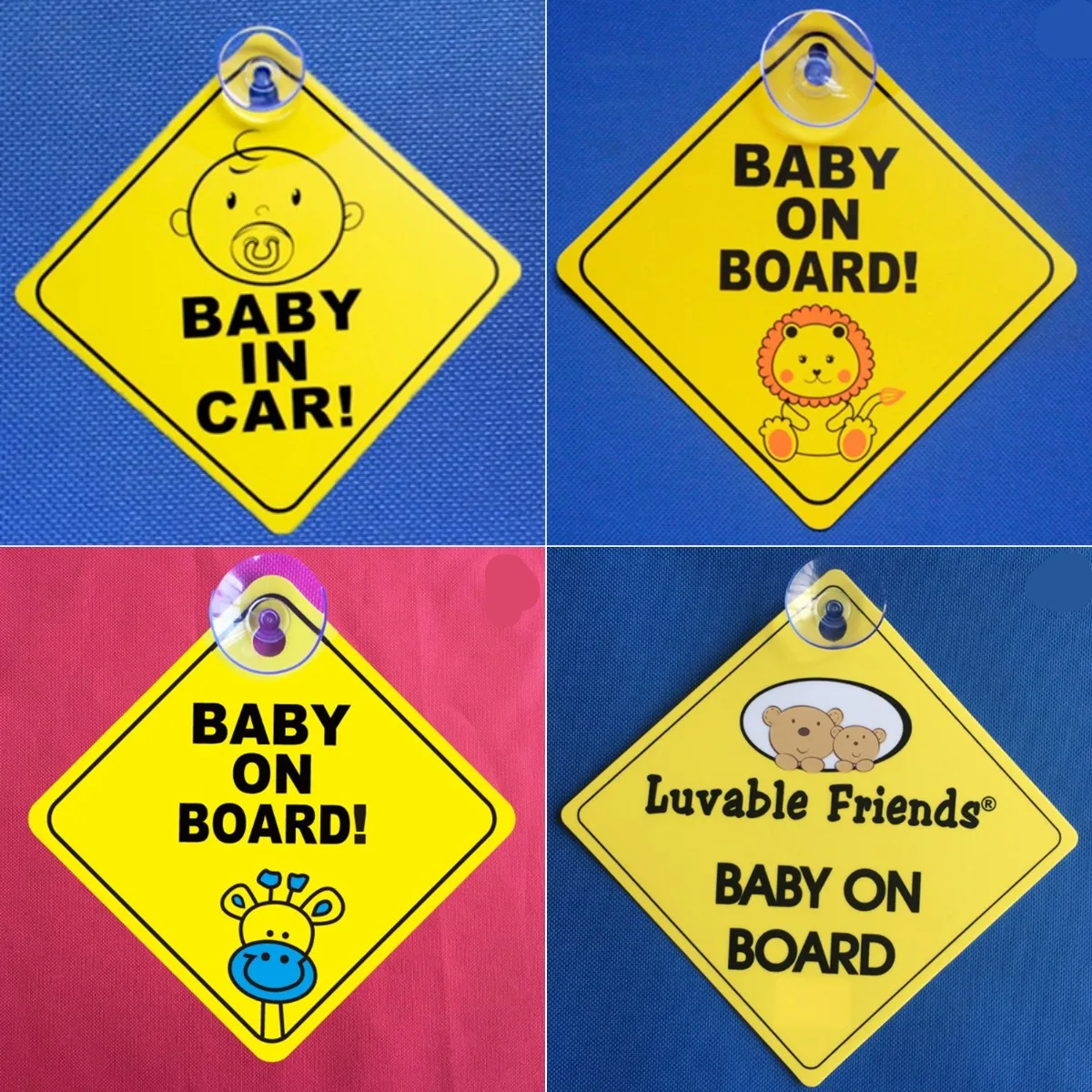 Baby On Board Safety Warning Sign Decal With Suction Cup Car Window Yellow Reflective Warning Sign Safe Driving Accesorios
Baby On Board Safety Warning Sign Decal With Suction Cup Car Window Yellow Reflective Warning Sign Safe Driving Accesorios