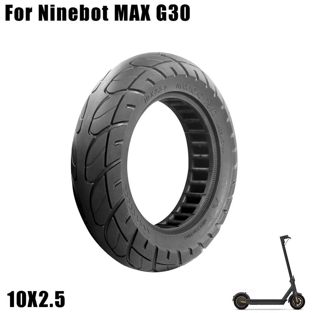 10 Inch 10x2.50 Solid Tire 60/70-6.5 For Ninebot Max G30 E- Scooter Inner Honeycomb Tire Rubber Not Easy To Deform 23x6cm
10 Inch 10x2.50 Solid Tire 60/70-6.5 For Ninebot Max G30 E- Scooter Inner Honeycomb Tire Rubber Not Easy To Deform 23x6cm