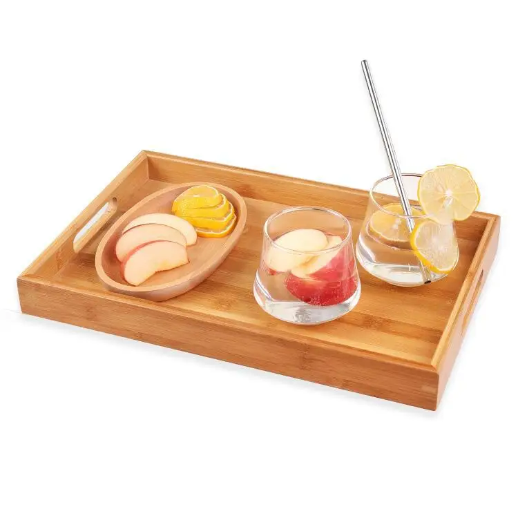 Bamboo Wood Storage Tray Home Restaurant Wooden Bread Snacks Breakfast Tray Restaurant Hotel Fruit and Vegetable Plate 
Bamboo Wood Storage Tray Home Restaurant Wooden Bread Snacks Breakfast Tray Restaurant Hotel Fruit and Vegetable Plate