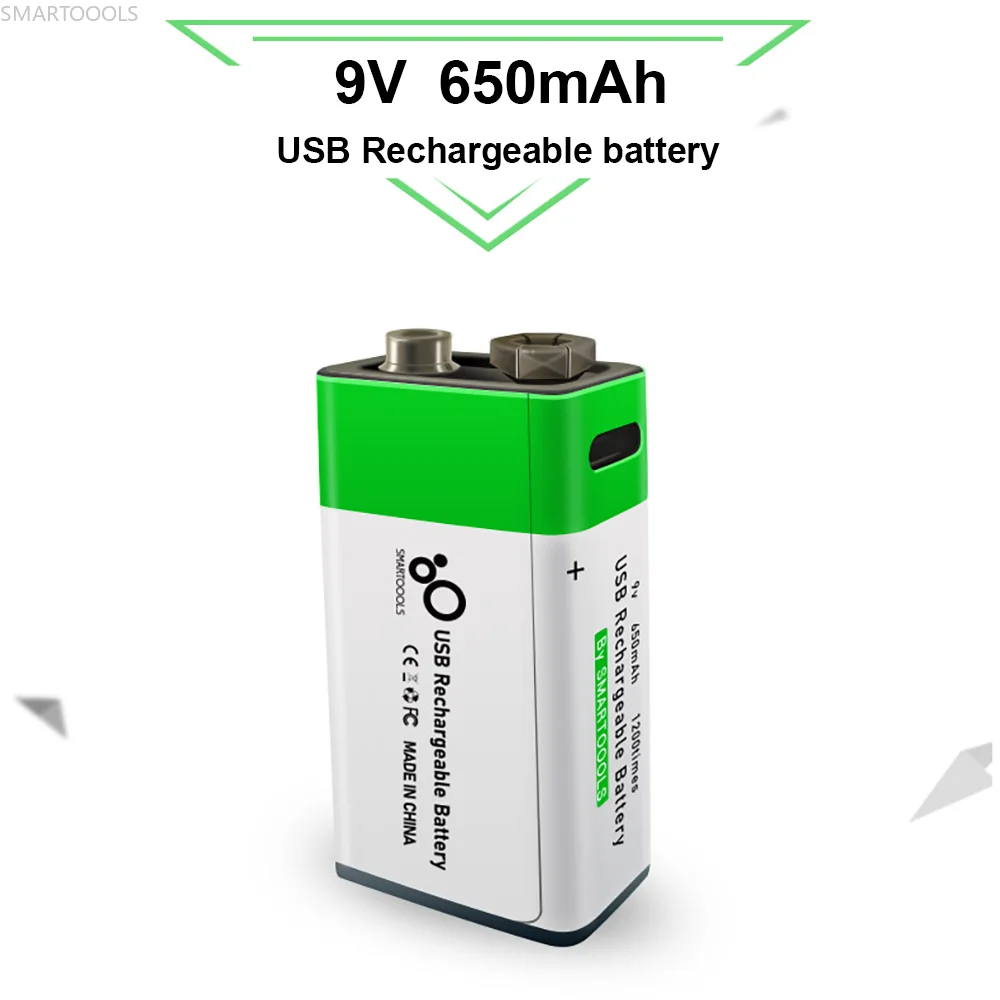 YouTu 9V USB Rechargeable Battery - Lithium-Ion, 650mAh, Eco Friendly, 1200 Uses, Type-C Charging, 1.5h Rapid Recharge, Li-Ion
YouTu 9V USB Rechargeable Battery - Lithium-Ion, 650mAh, Eco Friendly, 1200 Uses, Type-C Charging, 1.5h Rapid Recharge, Li-Ion
