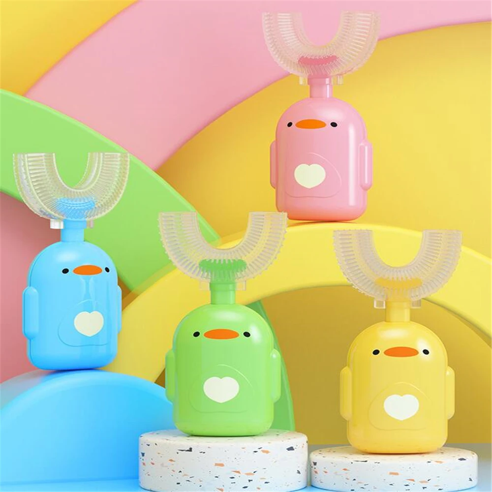 Baby Toothbrush Children U-shaped Child Toothbrush 360 Degree Teethers Soft Silicone Baby Brush Kids Teeth Oral Care Cleaning
Baby Toothbrush Children U-shaped Child Toothbrush 360 Degree Teethers Soft Silicone Baby Brush Kids Teeth Oral Care Cleaning
