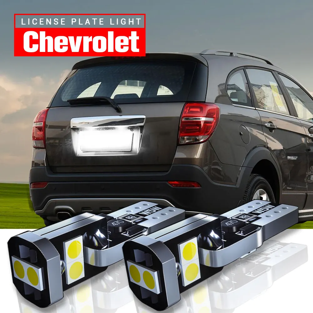 2x LED License Plate Light W5W T10 For Chevrolet Aveo Bolt Captiva Corvette Cruze Lacetti Malibu Nubira Orlando Lacetti Trax 
2x LED License Plate Light W5W T10 For Chevrolet Aveo Bolt Captiva Corvette Cruze Lacetti Malibu Nubira Orlando Lacetti Trax