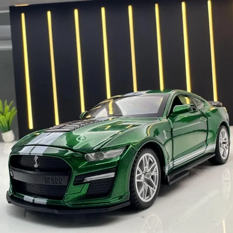 Diecast Alloy 1:32 Shelby GT Car Model Sound and Light Boy Toy Mustang Vehicles Toys Kids Car Toy Gift Metal Model Collection
Diecast Alloy 1:32 Shelby GT Car Model Sound and Light Boy Toy Mustang Vehicles Toys Kids Car Toy Gift Metal Model Collection