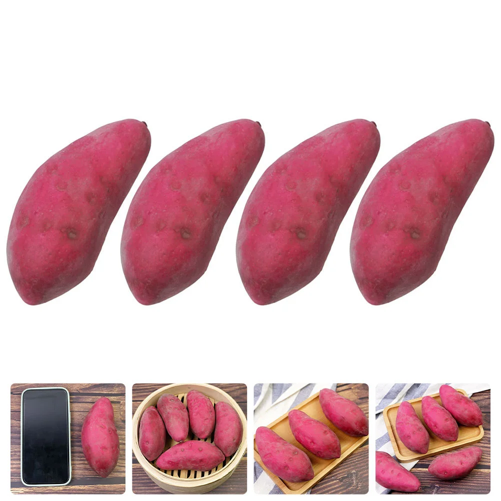 5 Pcs Showcase Display Props Fake Sweet Potato Lifelike Vegetable Yams Potatoes Vegetables
5 Pcs Showcase Display Props Fake Sweet Potato Lifelike Vegetable Yams Potatoes Vegetables