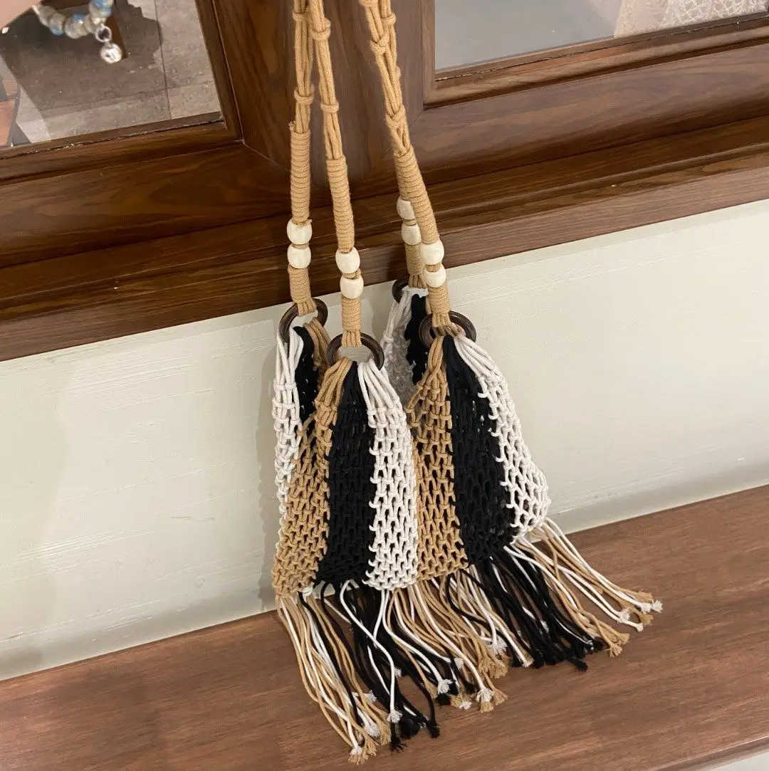 New Weave Tassel Fringe Bags Bohemian Vintage Fashion Women's Handbags Purses Women Shoulder Bag
New Weave Tassel Fringe Bags Bohemian Vintage Fashion Women's Handbags Purses Women Shoulder Bag