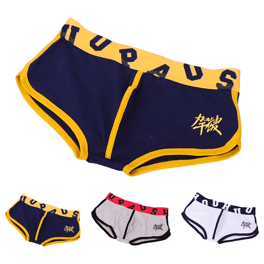 Men Underwear Cotton Breathable Sports Briefs Trunks Bulge Pouch New Homme Underpants Boxer Briefs New
Men Underwear Cotton Breathable Sports Briefs Trunks Bulge Pouch New Homme Underpants Boxer Briefs New