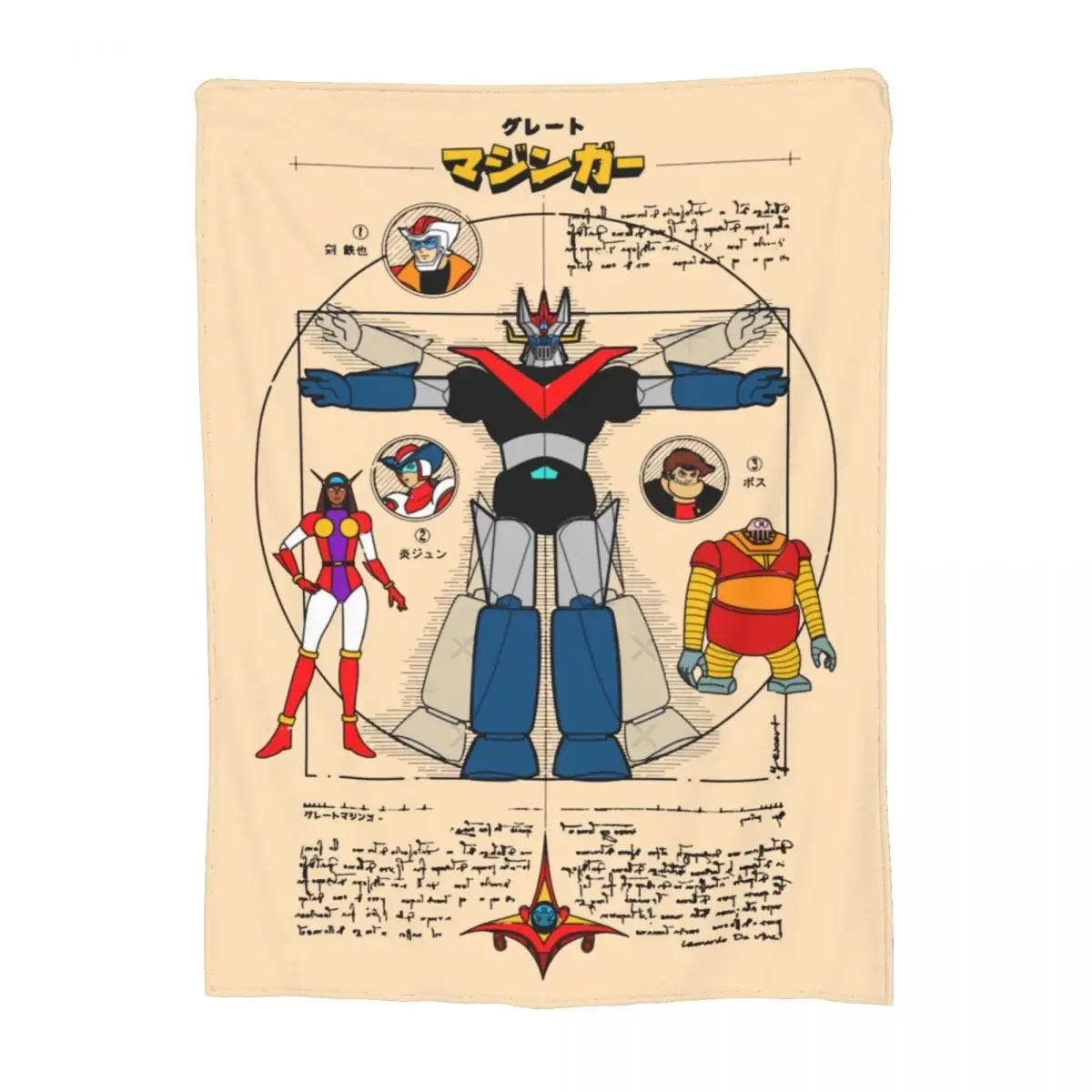 Mazinger Z Robot Tranzor Z Blanket Velvet Print Sofa Koji Kabuto Robots Throw Blanket Relax Super Soft for Car Bedspread
Mazinger Z Robot Tranzor Z Blanket Velvet Print Sofa Koji Kabuto Robots Throw Blanket Relax Super Soft for Car Bedspread