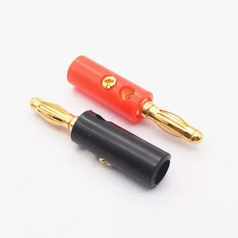 Gold-plated Banana Plugs Connectors For Audio Wholesale Audio Speaker Screw Adapter
Gold-plated Banana Plugs Connectors For Audio Wholesale Audio Speaker Screw Adapter