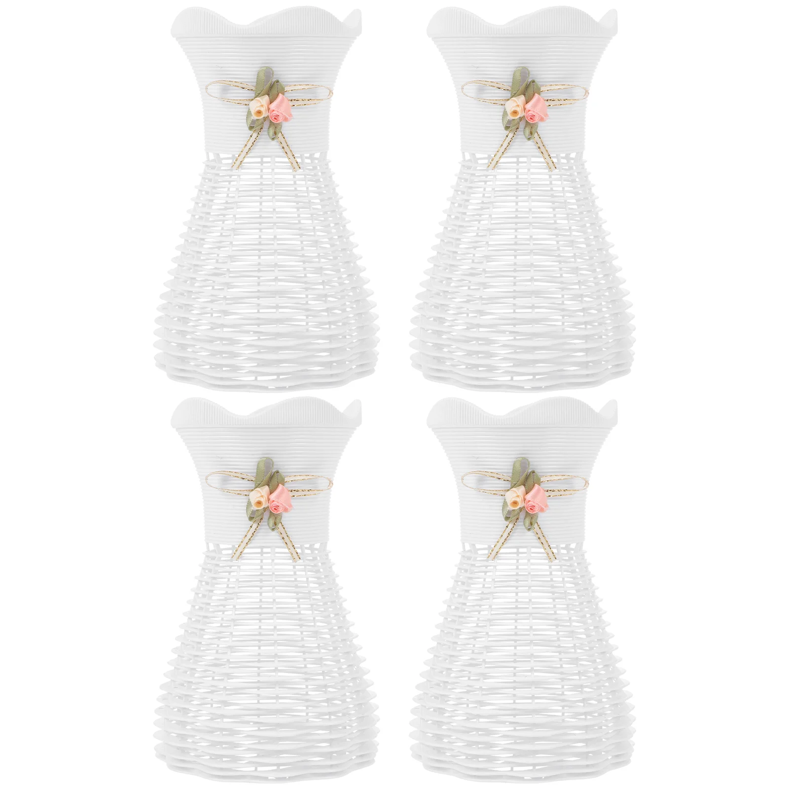 4Pcs Plastic Vases Plant Vase Decors Flower Arrangement Containers for Home Desktop Decor
4Pcs Plastic Vases Plant Vase Decors Flower Arrangement Containers for Home Desktop Decor