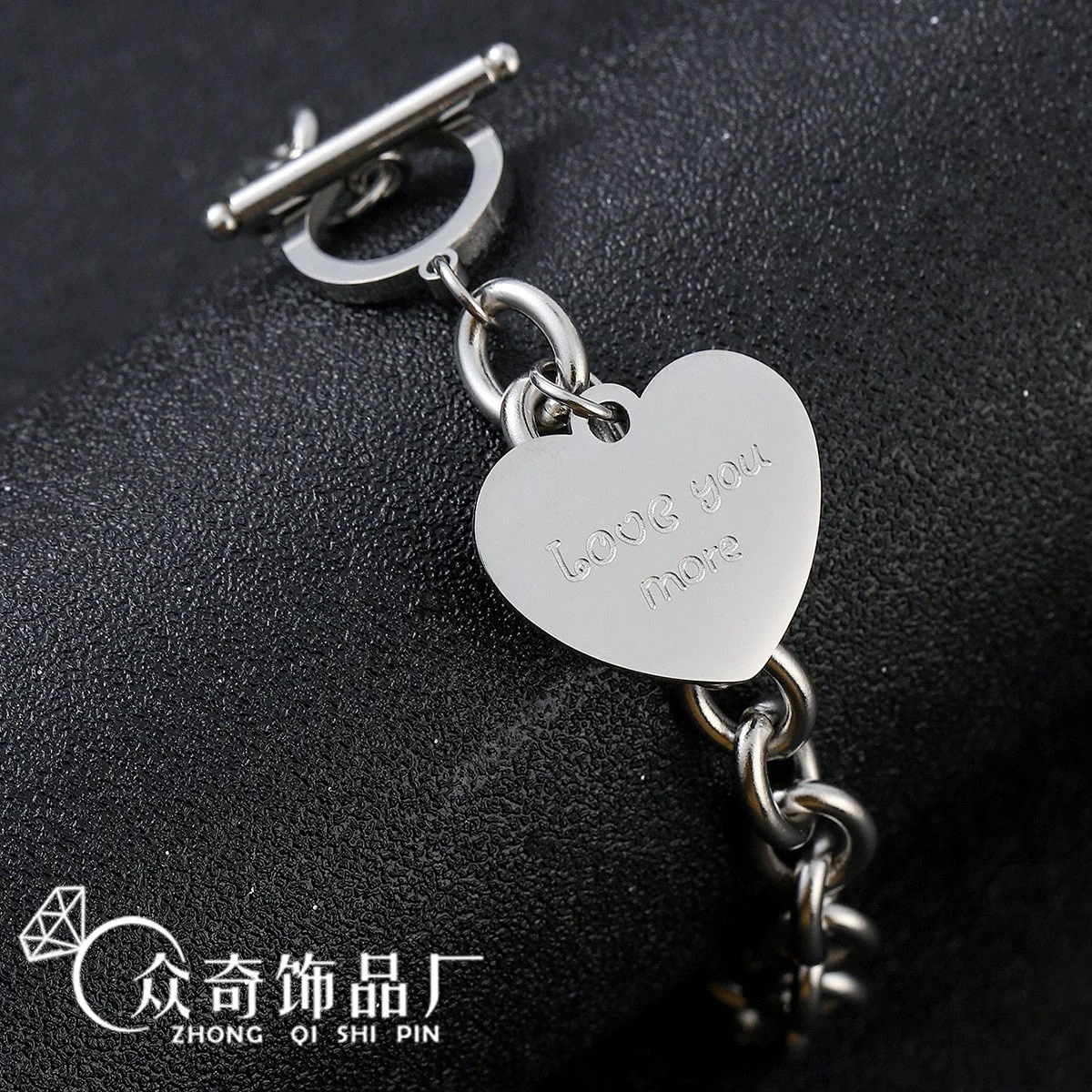 Love love TAG titanium steel bracelet female personality hip hop bounty stainless steel bracelet
Love love TAG titanium steel bracelet female personality hip hop bounty stainless steel bracelet