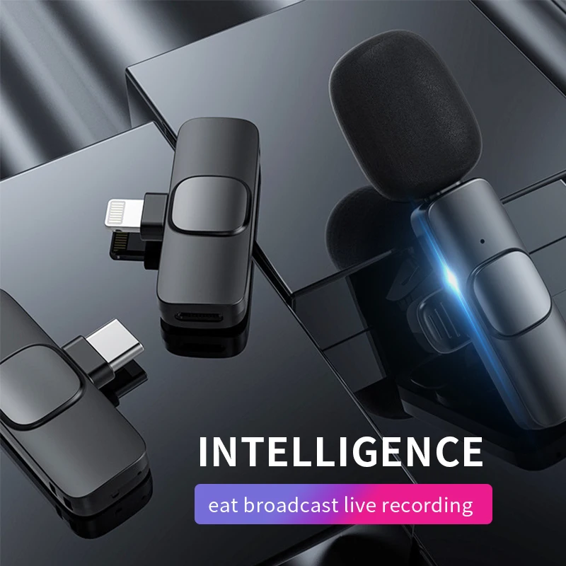 K1 Wireless Lavalier Condenser Microphone Smart Noise Cancelling Microphone High Quality Accessories
K1 Wireless Lavalier Condenser Microphone Smart Noise Cancelling Microphone High Quality Accessories