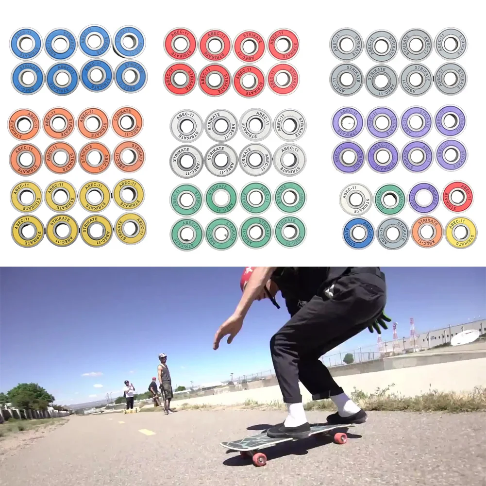 S608(ABEC-11) Stainless Steel Bearings Roller Scooter Skateboard Wheel Double-sided Dust Cover Skateboard Scooters Accessories
S608(ABEC-11) Stainless Steel Bearings Roller Scooter Skateboard Wheel Double-sided Dust Cover Skateboard Scooters Accessories