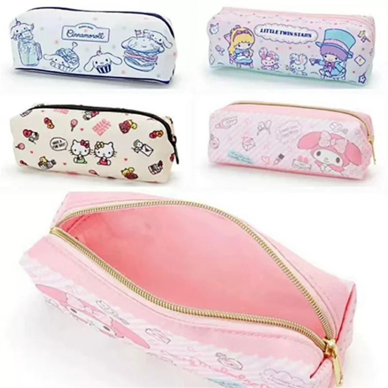 Новинка, пенал Sanrio для канцелярских принадлежностей с изображением героев мультфильмов, на молнии, коробка для карандашей с рисунком Hello Kitty...
Новинка, пенал Sanrio для канцелярских принадлежностей с изображением героев мультфильмов, на молнии, коробка для карандашей с рисунком Hello Kitty...