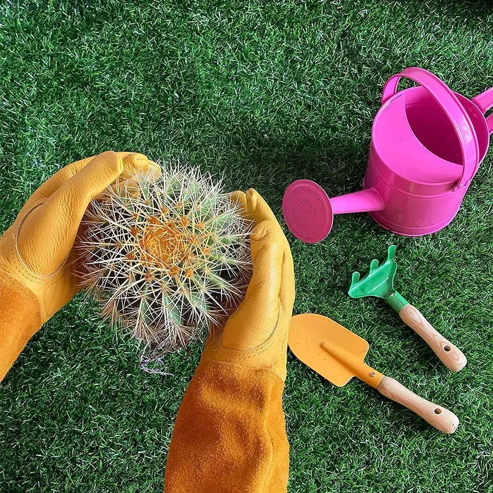 1 Pair Garden Gloves Gardening Rose Pruning Gauntlet Gloves Proof Thorn Welding Long Gloves Garden Plant Gloves Work Dig Sl M7q8
1 Pair Garden Gloves Gardening Rose Pruning Gauntlet Gloves Proof Thorn Welding Long Gloves Garden Plant Gloves Work Dig Sl M7q8