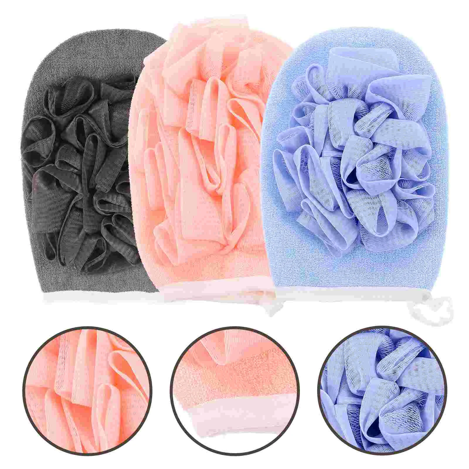 3 Pcs Bath Gloves Type Wash Towels Shower Scrubber Body Bathing Scrubbers Back Massage
3 Pcs Bath Gloves Type Wash Towels Shower Scrubber Body Bathing Scrubbers Back Massage