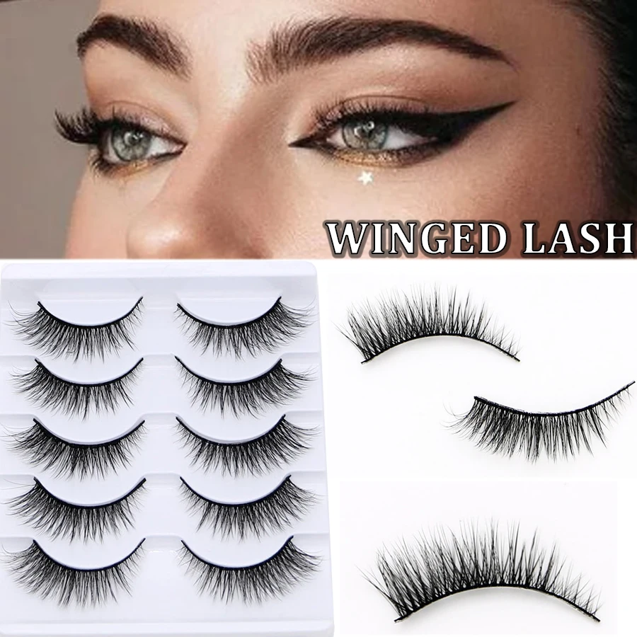 20/10/5 Pairs False Mink Eyelashes Natural Wispy Long Fake Lashes Handmade Winged Thick Lash For Eyelash Extension Makeup
20/10/5 Pairs False Mink Eyelashes Natural Wispy Long Fake Lashes Handmade Winged Thick Lash For Eyelash Extension Makeup