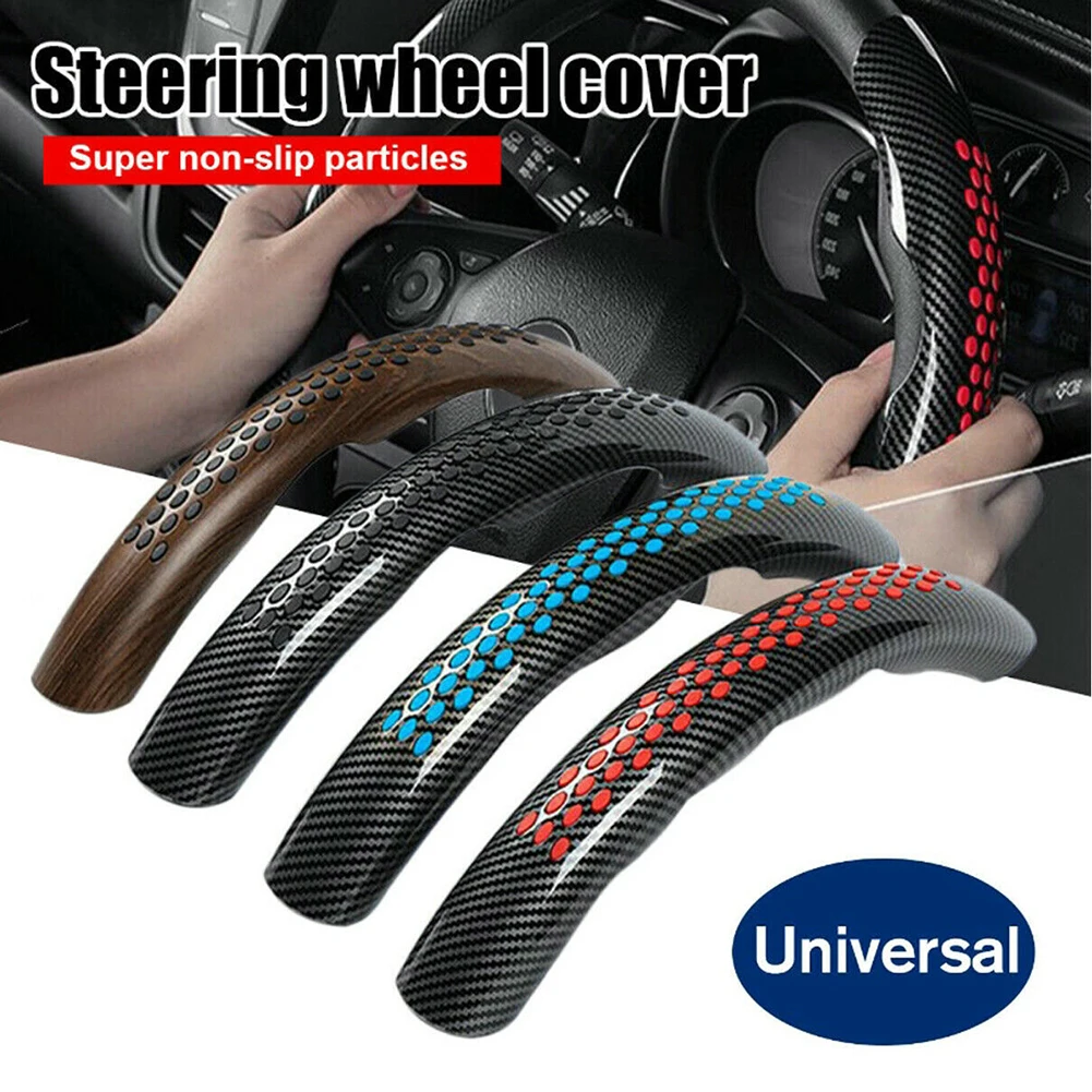 Auto Accessories Steering Wheel Cover Auto Deco Auto Accessories Car Steering Cover Carbon Fiber Style Decoration
Auto Accessories Steering Wheel Cover Auto Deco Auto Accessories Car Steering Cover Carbon Fiber Style Decoration