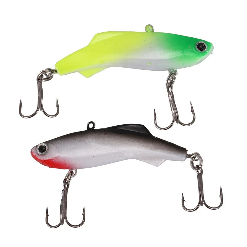 2Pcs Winter Fishing Lure VIB Ice Fishing Lure Soft Bait 5Cm 8.5G Isca Artificial Bait Wobber Sinking Fishing Lure, Type B & Type
2Pcs Winter Fishing Lure VIB Ice Fishing Lure Soft Bait 5Cm 8.5G Isca Artificial Bait Wobber Sinking Fishing Lure, Type B & Type