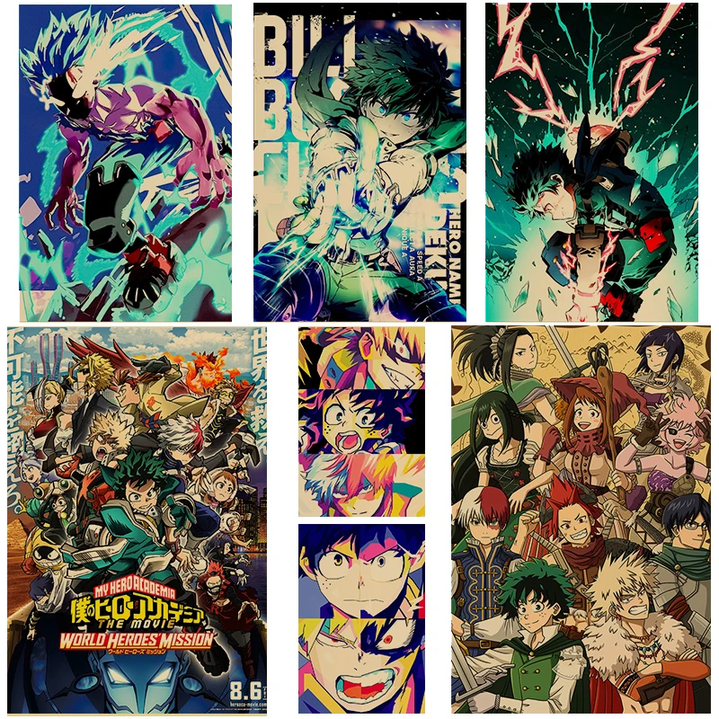 My Hero Academia Anime Vintage Kraft Poster Premium Quality Wallpaper Home Decor Painting Art Wall
My Hero Academia Anime Vintage Kraft Poster Premium Quality Wallpaper Home Decor Painting Art Wall