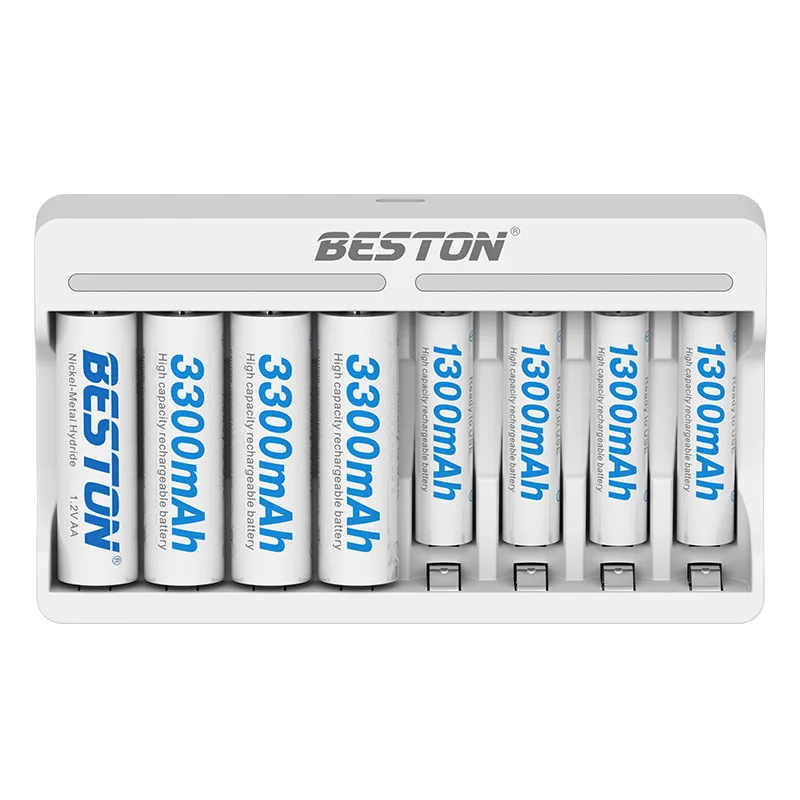 8 Slots LED Battery Charger for Iithium Ni-MH AA AAA Batteries Overtemperature Protection Fast Charging
8 Slots LED Battery Charger for Iithium Ni-MH AA AAA Batteries Overtemperature Protection Fast Charging