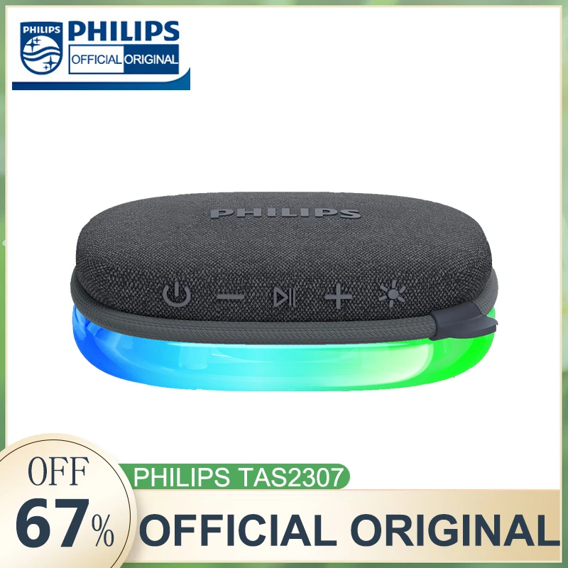 New Philips TAS2307 Speaker Wireless Bluetooth 5.3 Small Portable Outdoor Subwoofer High Sound Quality Colorful Loudspeaker Box
New Philips TAS2307 Speaker Wireless Bluetooth 5.3 Small Portable Outdoor Subwoofer High Sound Quality Colorful Loudspeaker Box
