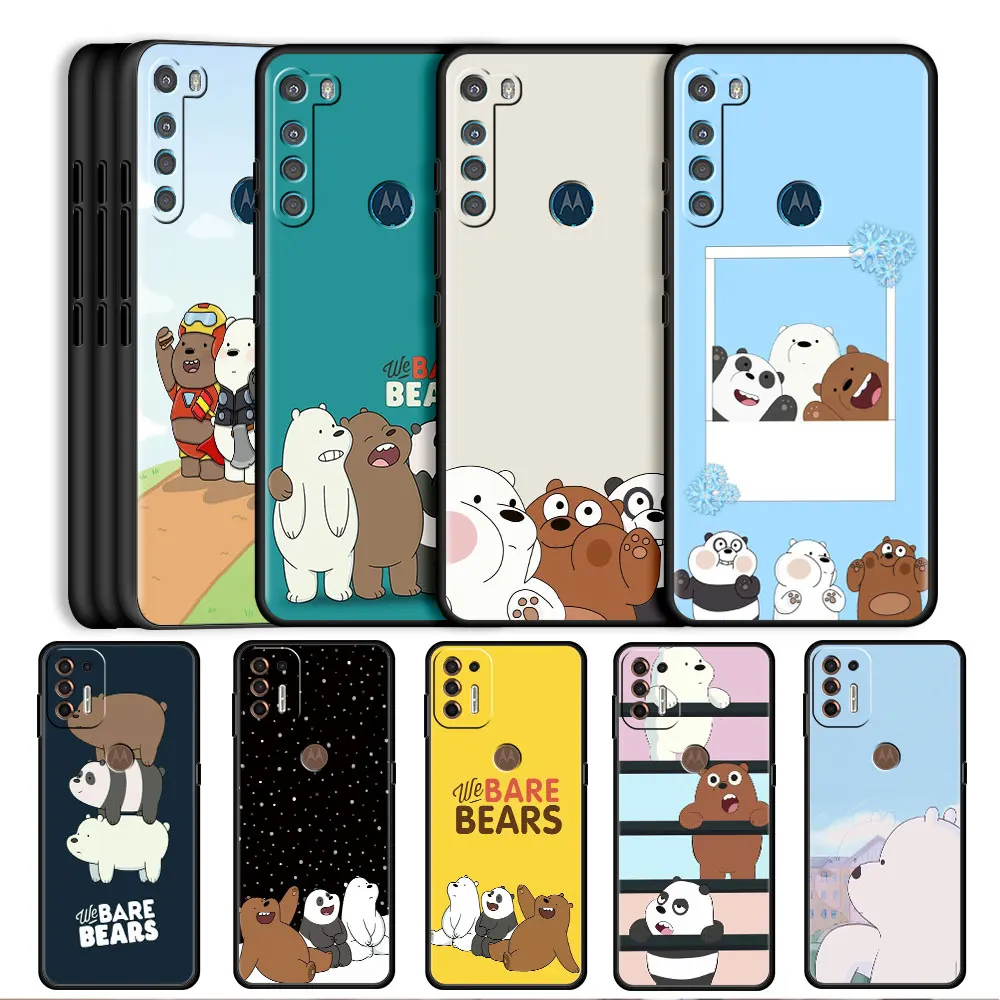 We Bare Bears Cute Case For Motorola Moto G60 G50 G30 G8 G9 Power One Fusion Plus E6s Black Soft Phone Coque Shockproof Bags
We Bare Bears Cute Case For Motorola Moto G60 G50 G30 G8 G9 Power One Fusion Plus E6s Black Soft Phone Coque Shockproof Bags