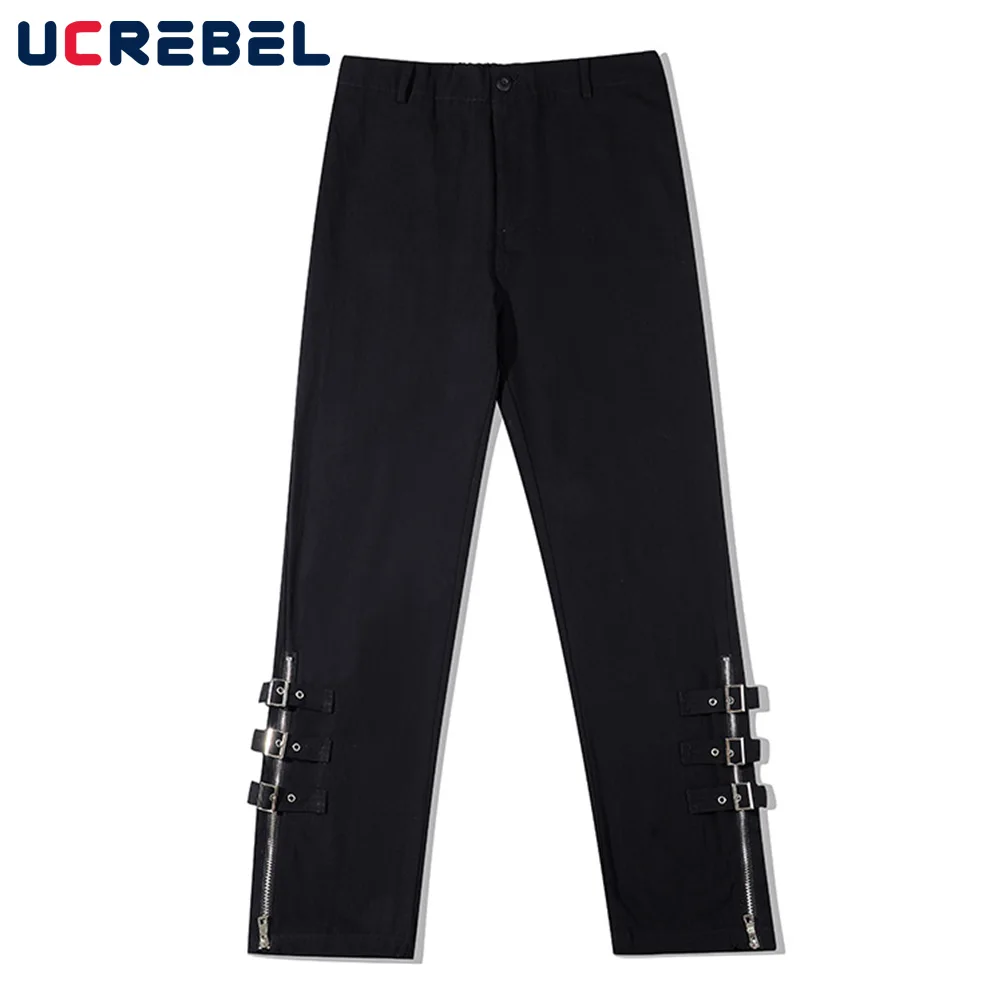 Loose Straight-leg Pants Mens Streetwear Casual Pants Vintage Zipper Decoration Elastic Waist Trousers Men
Loose Straight-leg Pants Mens Streetwear Casual Pants Vintage Zipper Decoration Elastic Waist Trousers Men