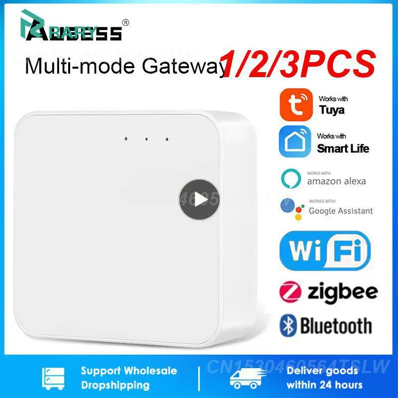 1/2/3PCS Tuya Smart ZigBee 3.0 Bluetooth Mesh Multi-mode Gateway ZigBee BLE Smart Home Bridge Hub Work with Smart Life Alexa
1/2/3PCS Tuya Smart ZigBee 3.0 Bluetooth Mesh Multi-mode Gateway ZigBee BLE Smart Home Bridge Hub Work with Smart Life Alexa