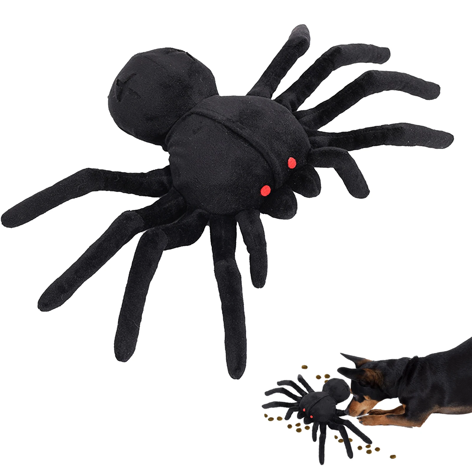Dog Snuffle Puzzle Toys Dog Squeaky Enrichment Sound Toys Pet Sniffing Plush Toys Spiders No Danger Dog Chew Toys Slow Feeder
Dog Snuffle Puzzle Toys Dog Squeaky Enrichment Sound Toys Pet Sniffing Plush Toys Spiders No Danger Dog Chew Toys Slow Feeder