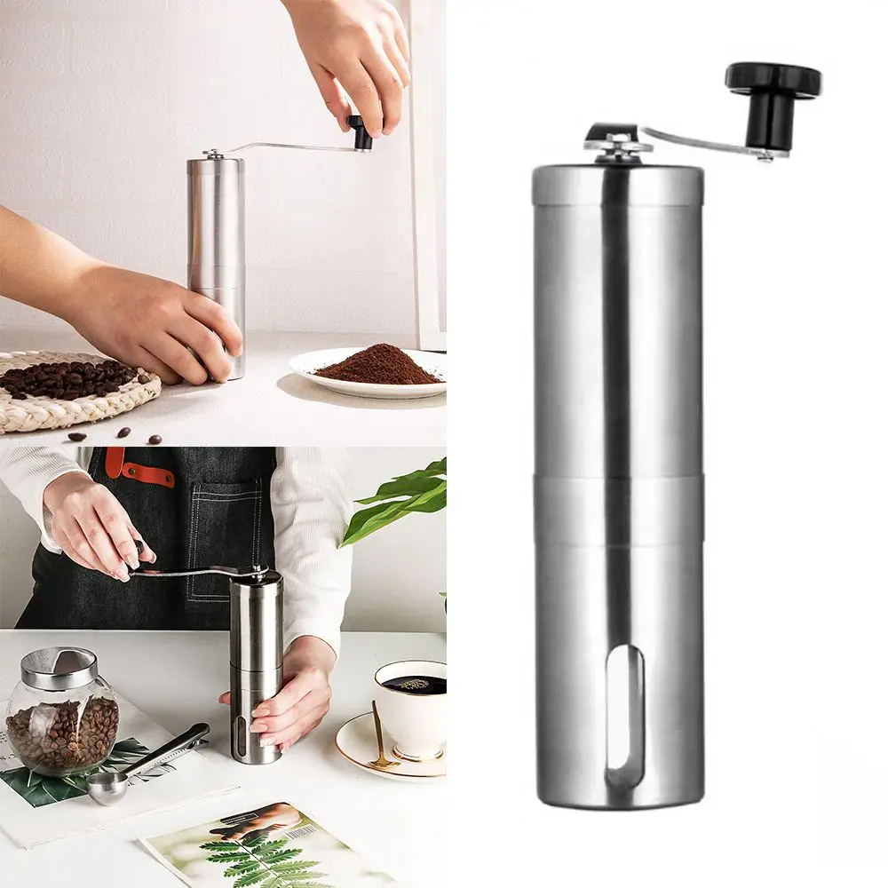 Hiking Burr Grinders Mini Kitchen Tool Stainless Steel Manual Coffee Grinder Adjustable Knob Setting Coffee Bean Mill
Hiking Burr Grinders Mini Kitchen Tool Stainless Steel Manual Coffee Grinder Adjustable Knob Setting Coffee Bean Mill