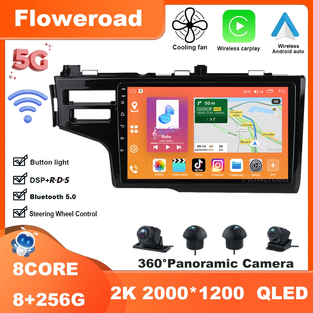 9 Inch Android 13 For Honda Jazz 3 2015 - 2020 Car Radio Multimedia Video Player Navigation stereo GPS Carplay Auto BT5.0 5GWiFi
9 Inch Android 13 For Honda Jazz 3 2015 - 2020 Car Radio Multimedia Video Player Navigation stereo GPS Carplay Auto BT5.0 5GWiFi