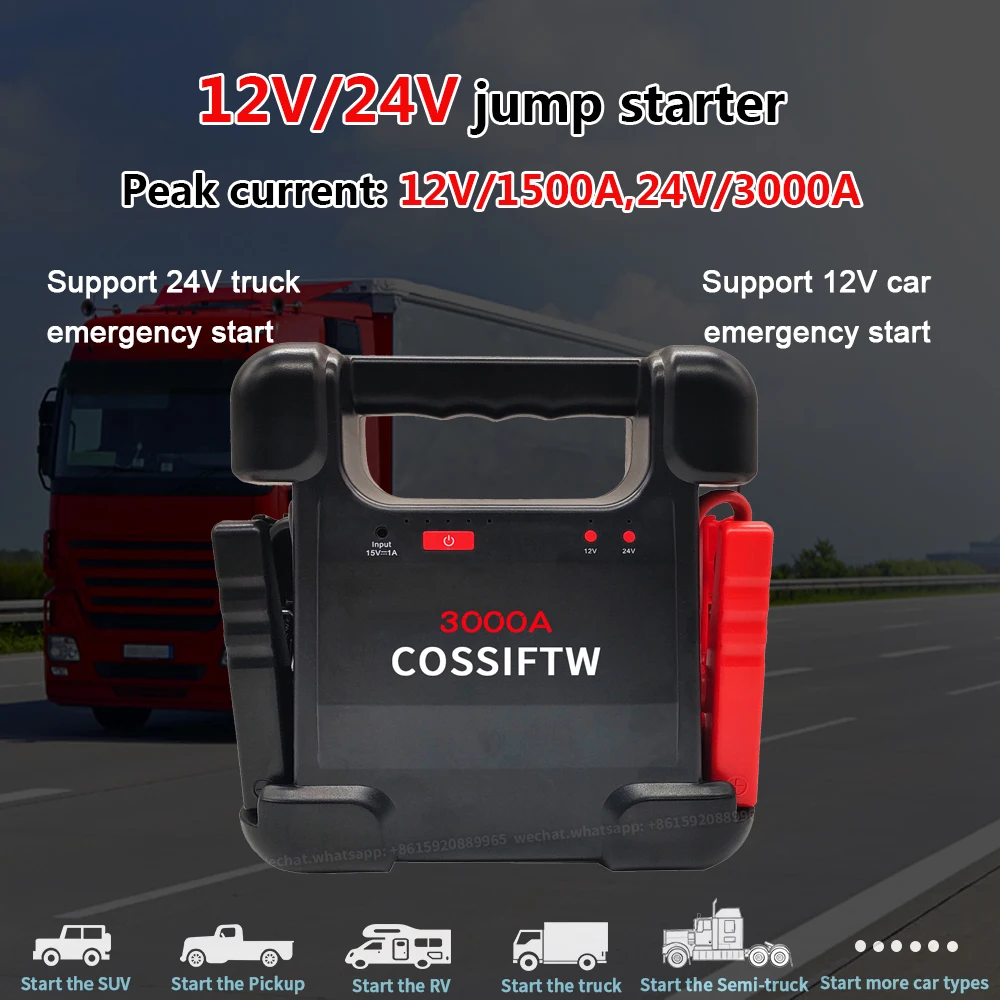 32000mAh Jump Starter Charging & Starting Systems Electric Devices for Cars Portable Automotive Starter 12V/24V Starting Device
32000mAh Jump Starter Charging & Starting Systems Electric Devices for Cars Portable Automotive Starter 12V/24V Starting Device