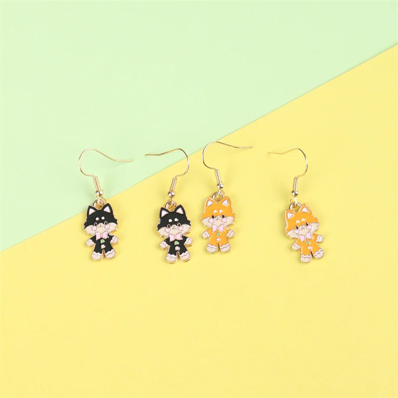 Cartoon Cute Flower Cat Shape Earring Pendant Custom Yellow Black Cat With Bow Cloud Earring Ladies Children Gift Accessorie
Cartoon Cute Flower Cat Shape Earring Pendant Custom Yellow Black Cat With Bow Cloud Earring Ladies Children Gift Accessorie