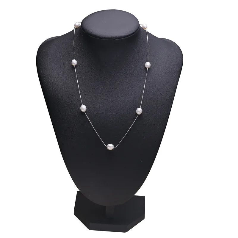 Real S925 Sterling Silver Pearl Necklace 7-8mm Natural Freshwater Pearl Choker Necklaces For Women Fashion Birthday Gift
Real S925 Sterling Silver Pearl Necklace 7-8mm Natural Freshwater Pearl Choker Necklaces For Women Fashion Birthday Gift