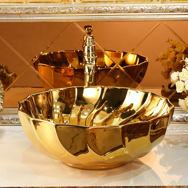 Nordic Petal Shape Bathroom Sinks Modern Toilet Washing Sink Ceramic Round Bathroom Washbasins Kitchen Sink Above Counter Basin
Nordic Petal Shape Bathroom Sinks Modern Toilet Washing Sink Ceramic Round Bathroom Washbasins Kitchen Sink Above Counter Basin