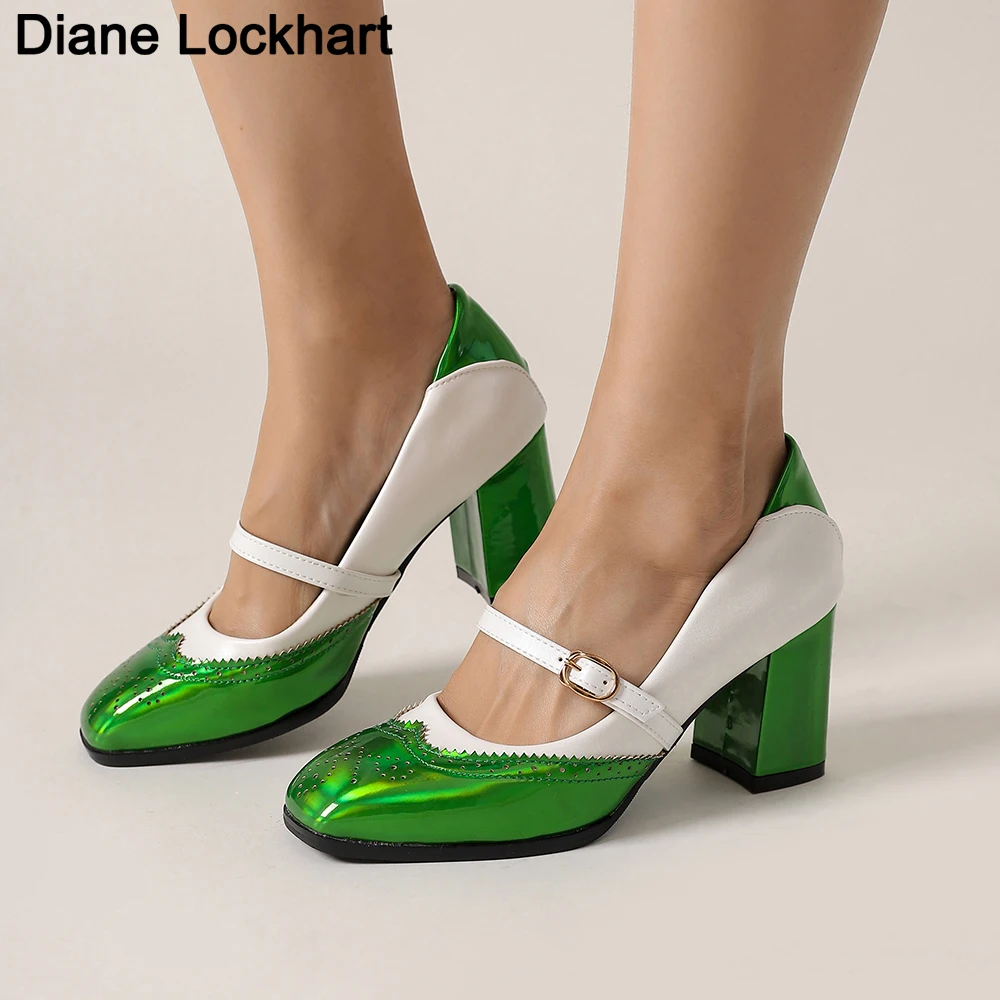 Mary Janes Shoes OL high heel Women Sweet Pumps Thick with Autumn Female Round Single Shoe party wedding Heels Ladies Footwear
Mary Janes Shoes OL high heel Women Sweet Pumps Thick with Autumn Female Round Single Shoe party wedding Heels Ladies Footwear
