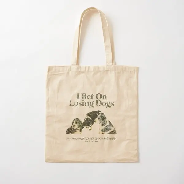 I Bet On Losing Dogs Cotton Canvas Bag Unisex Printed Fashion Designer Tote Reusable Fabric Grocery Foldable Shoulder Bag
I Bet On Losing Dogs Cotton Canvas Bag Unisex Printed Fashion Designer Tote Reusable Fabric Grocery Foldable Shoulder Bag