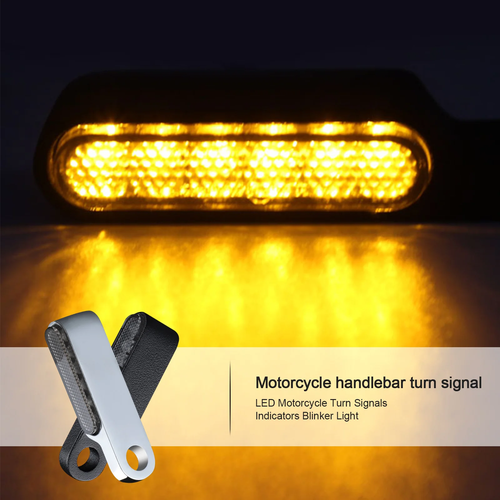 2PCS Motorcycle Signal Lamp Indicators Amber Mini LED Turn Signal Light Handlebar Blinker For Cafe Racer Scooter Flasher Motor
2PCS Motorcycle Signal Lamp Indicators Amber Mini LED Turn Signal Light Handlebar Blinker For Cafe Racer Scooter Flasher Motor