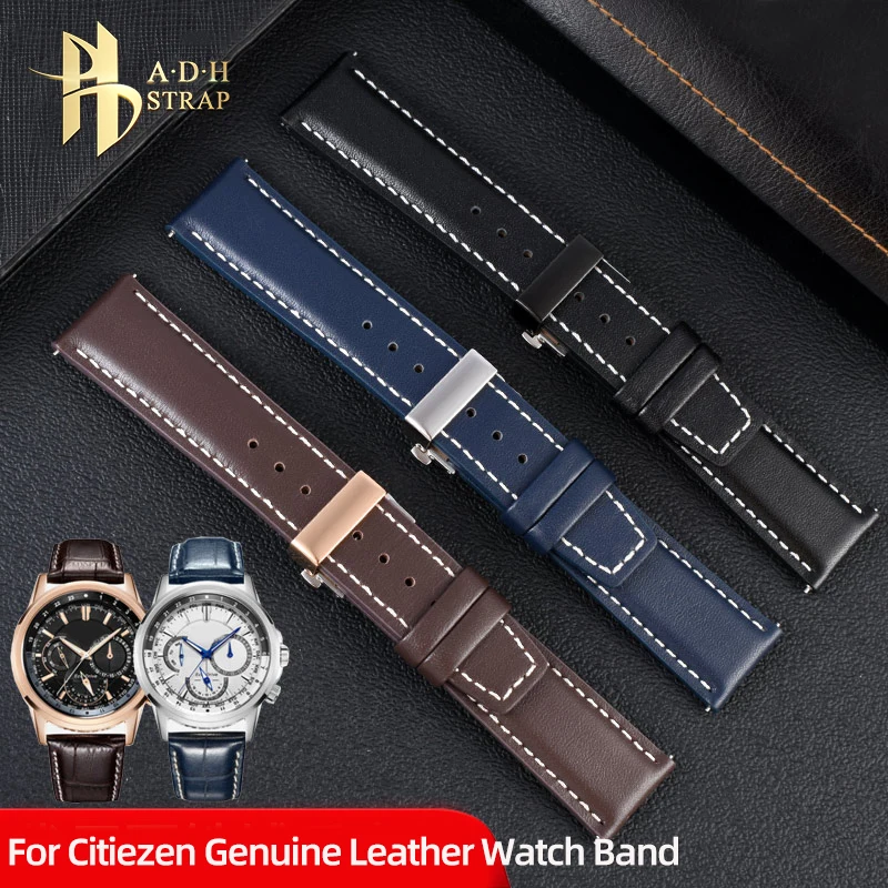 For Citizen Eco-Drive Genuine Leather Watch Band Small Blue Needle BU2020 AT8110 Blue Angel AU8020 Men's Wrist Strap 22 23mm
For Citizen Eco-Drive Genuine Leather Watch Band Small Blue Needle BU2020 AT8110 Blue Angel AU8020 Men's Wrist Strap 22 23mm