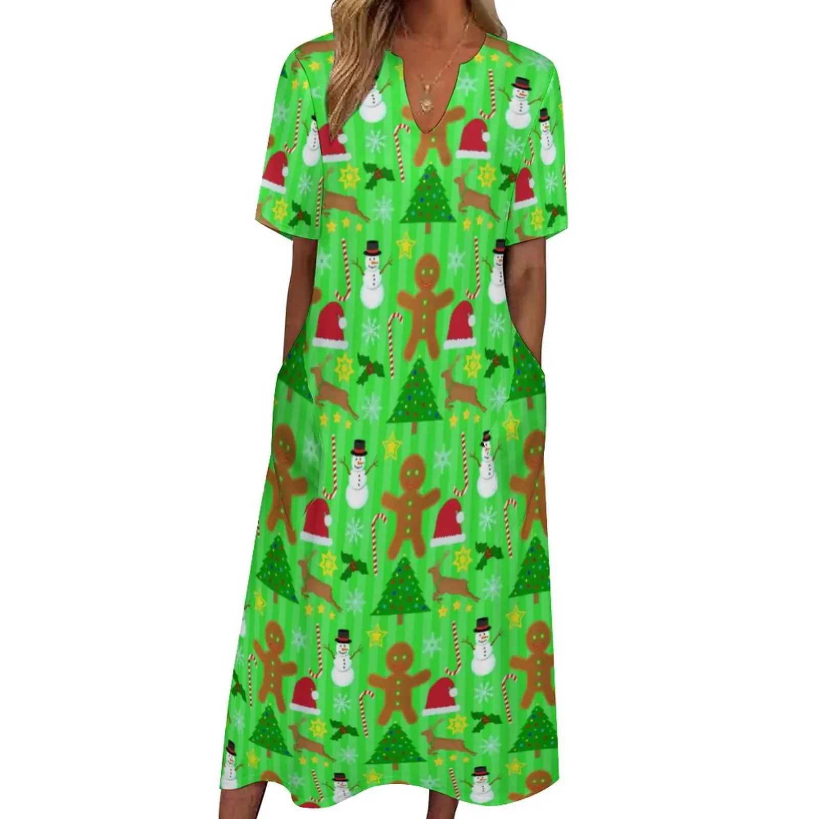 Christmas Tree Dress Holiday Print Party Maxi Dress Aesthetic Boho Beach Long Dresses Short Sleeve Graphic Vestido Big Size
Christmas Tree Dress Holiday Print Party Maxi Dress Aesthetic Boho Beach Long Dresses Short Sleeve Graphic Vestido Big Size