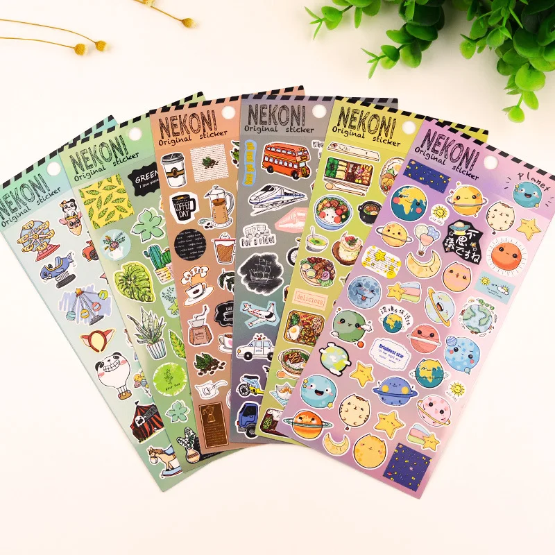 Korean Import Nekoni Daily Planet Car Plant Decorative Stationery Paper Stickers Scrapbooking DIY Journal Deco Art Supplies
Korean Import Nekoni Daily Planet Car Plant Decorative Stationery Paper Stickers Scrapbooking DIY Journal Deco Art Supplies