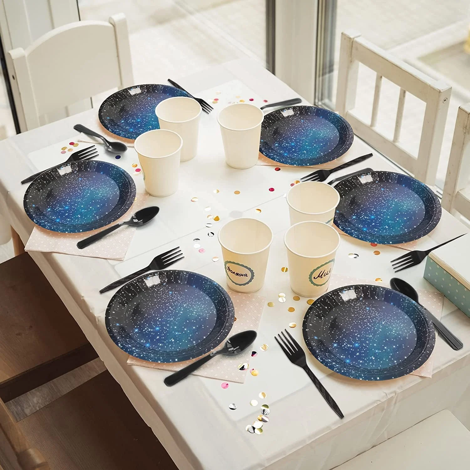 24pcs Space Party Star Night Table Poor Set Star themed Birthday Party Table Decoration Starry Sky Paper Tap Woodles Wholesale
24pcs Space Party Star Night Table Poor Set Star themed Birthday Party Table Decoration Starry Sky Paper Tap Woodles Wholesale