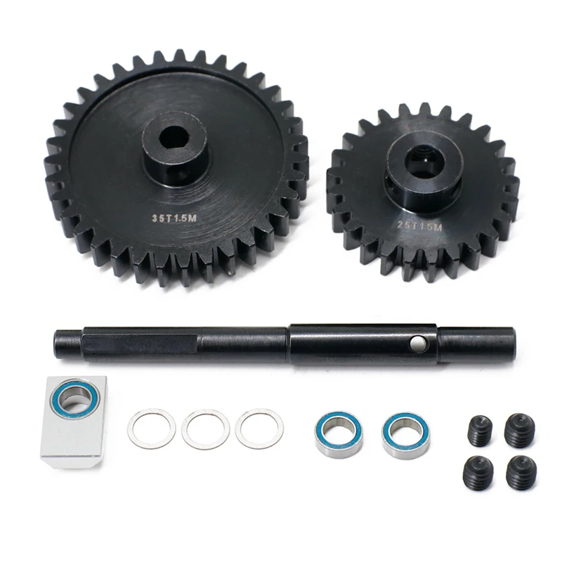 HOT-CNC 45 HD Steel 1.5Mod 25T 35T Pinion Gear Spur Gear Set For 1/5 Traxxas X-Maxx XMAXX RC Car Upgrade Parts
HOT-CNC 45 HD Steel 1.5Mod 25T 35T Pinion Gear Spur Gear Set For 1/5 Traxxas X-Maxx XMAXX RC Car Upgrade Parts