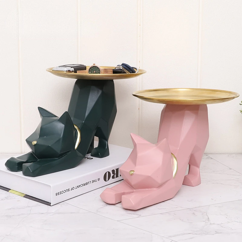 Resin Stretch Geometric Cat Storage Figurines For Interior Nordic Creative Animal Home Entrance Key Tray Decoration
Resin Stretch Geometric Cat Storage Figurines For Interior Nordic Creative Animal Home Entrance Key Tray Decoration