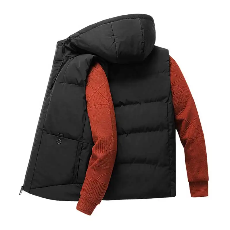 7XL New Autumn Winter Men Plush Thick Warm Down Jacket Men Windproof Lightweight Down Vest Jacket For Men Casual Vest Coat Male 
7XL New Autumn Winter Men Plush Thick Warm Down Jacket Men Windproof Lightweight Down Vest Jacket For Men Casual Vest Coat Male