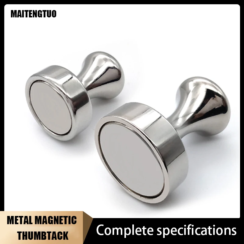 1PC Super Strong Neodymium Magnet Magnetic Pushpins Sucker Thumbtack Durable Steel Magnet Push Pin for Whiteboard Fridge Kitchen
1PC Super Strong Neodymium Magnet Magnetic Pushpins Sucker Thumbtack Durable Steel Magnet Push Pin for Whiteboard Fridge Kitchen