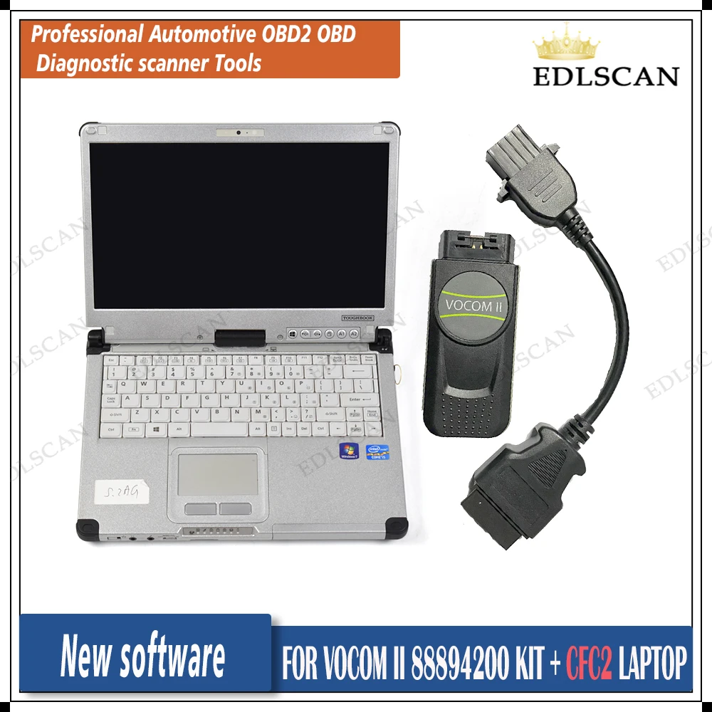 Heavy Duty Truck Diagnostic Tool for VOCOM II For Truck Bus Construction Excavator Diagnostic Tool + CF C2 Laptop
Heavy Duty Truck Diagnostic Tool for VOCOM II For Truck Bus Construction Excavator Diagnostic Tool + CF C2 Laptop