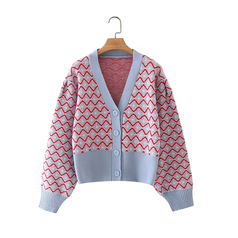 V Neck Knitted Cardigan Female Vintage Chic Print Women Sweater Jacket 2021 Fall Single-breasted Pull Femme Knitwear Tops Indie
V Neck Knitted Cardigan Female Vintage Chic Print Women Sweater Jacket 2021 Fall Single-breasted Pull Femme Knitwear Tops Indie